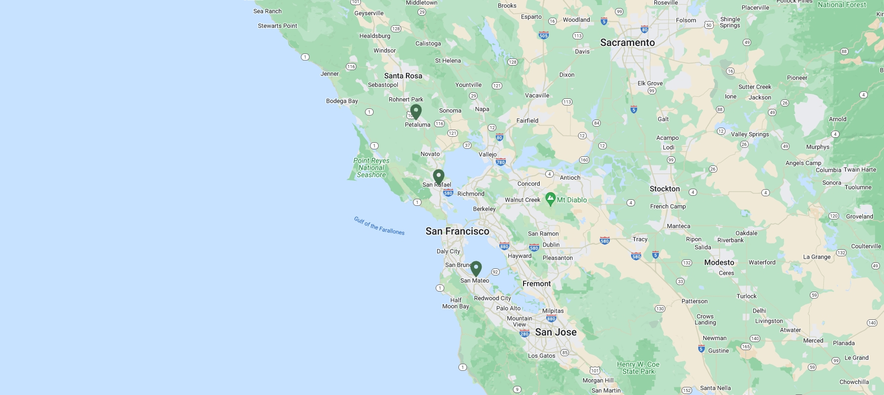 All Cal-West Rental Locations